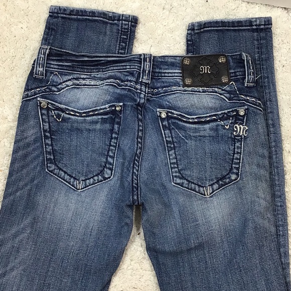 Miss Me JW531052 skinny classic jeans 29 - Picture 3 of 11